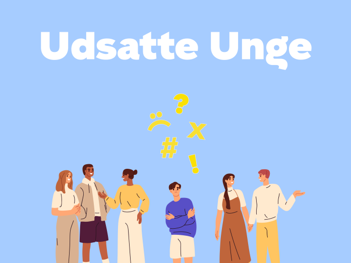 illustreret tegning af unge mennesker