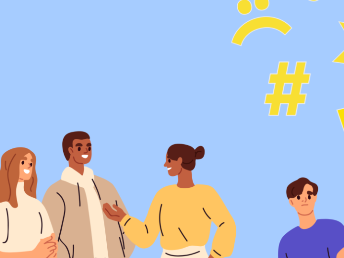 illustration af unge